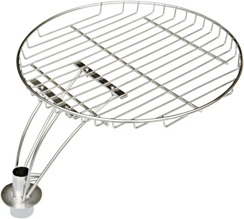 GrillPartsReplacement 13.5 inch stainless steel grate for Char Griller Kamado Akorn with swivel shaft