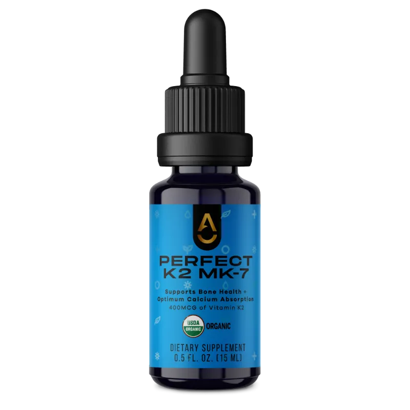 Activation Products Perfect K2-MK7 bottle, 15 ml vitamin K2 supplement