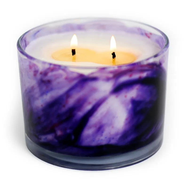 Hey Honey SHOW YOUR GLOW CANDLE in glass container with label