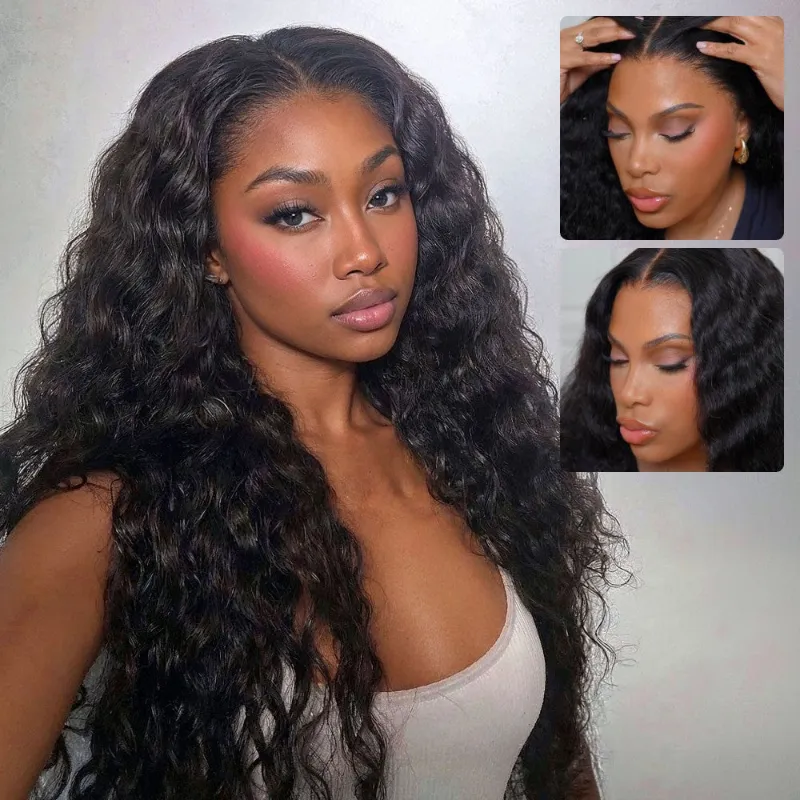 Megalook Zero-Wear Bohemian Curly 13x6 Glueless HD Lace Wig