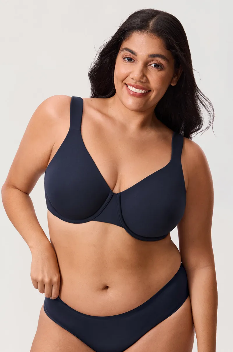 Essenther Global Inbarely Lift Full Coverage Seamless Bra with U-back and flexible underwire