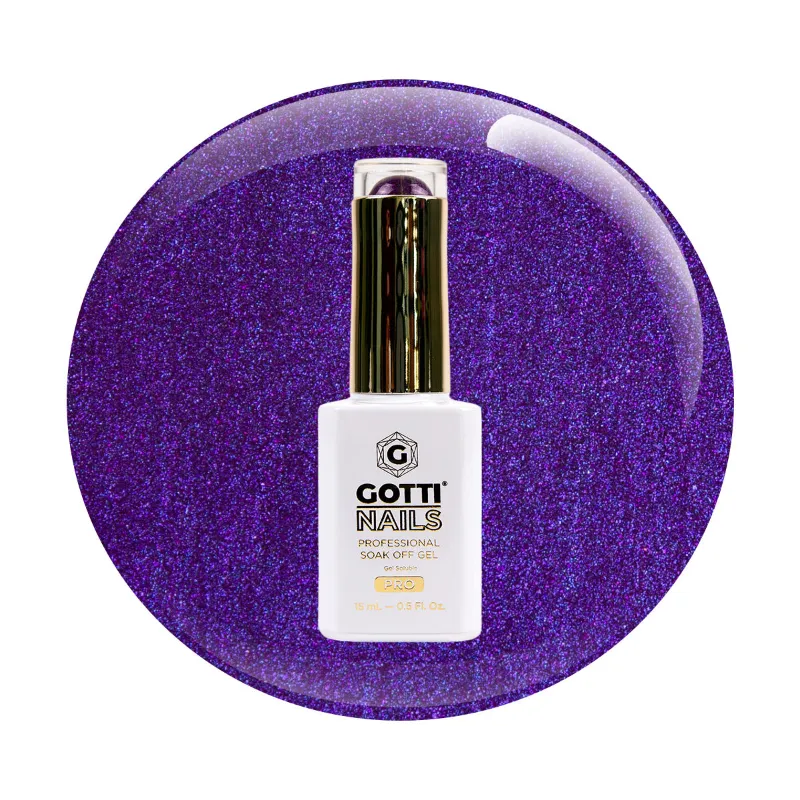 Gotti Nails #32G Gel Color Mmm That's Nice bottle showing vibrant violet pearl gel polish