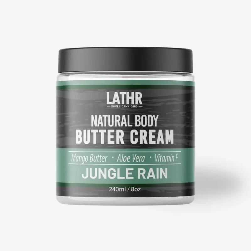 LATHR Body Butter Cream Jungle Rain natural moisturizer
