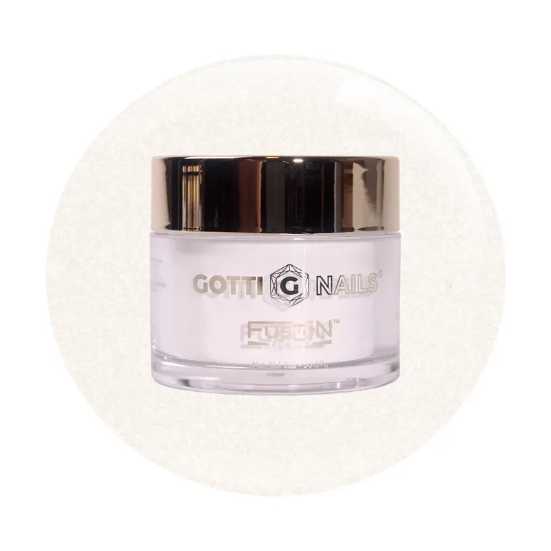 Gotti Nails #100F Fusion Powder Pearl In Paradise luminous pearl white dip powder