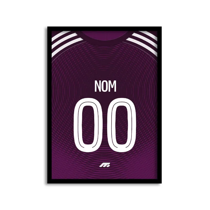 MYCASE FC AFFICHE LYON - GARDIEN Lyon goalkeeper football poster