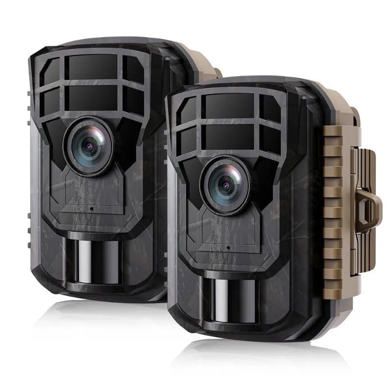 Voopeak TC12 two pack mini trail cameras side by side