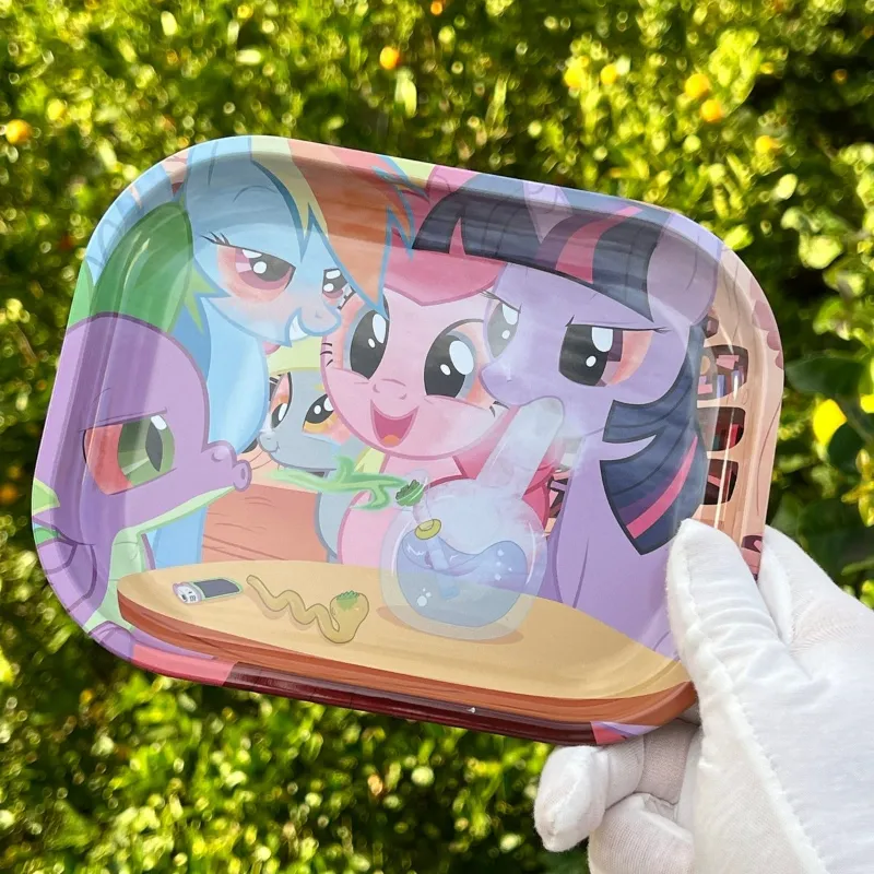High Dreams Tray Small Pony, rolling tray with small pony graphic design
