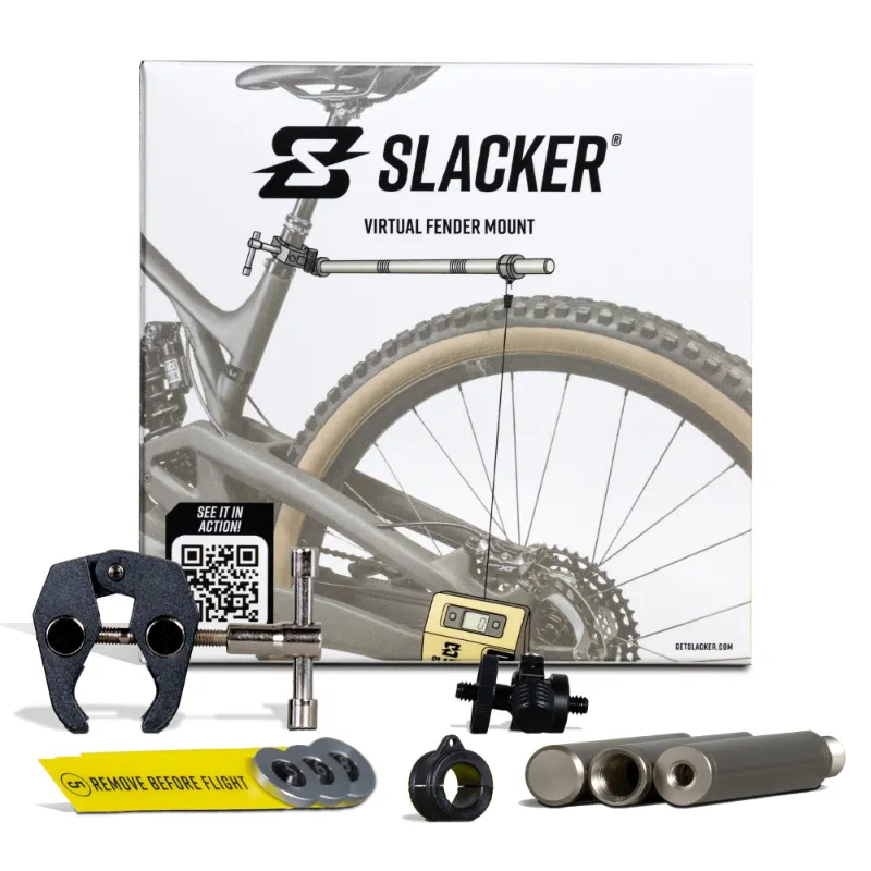 Slacker Virtual Fender Mount for MTB with axle insert and cable attachment