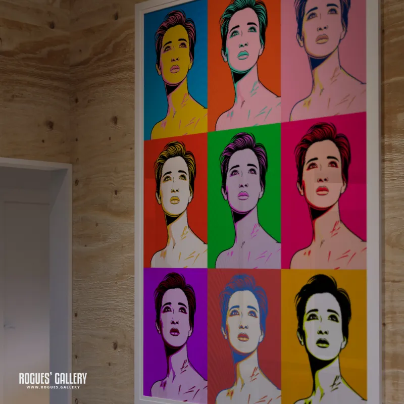 Rogues Gallery 80s Retro Project Claudia Brucken pop art print