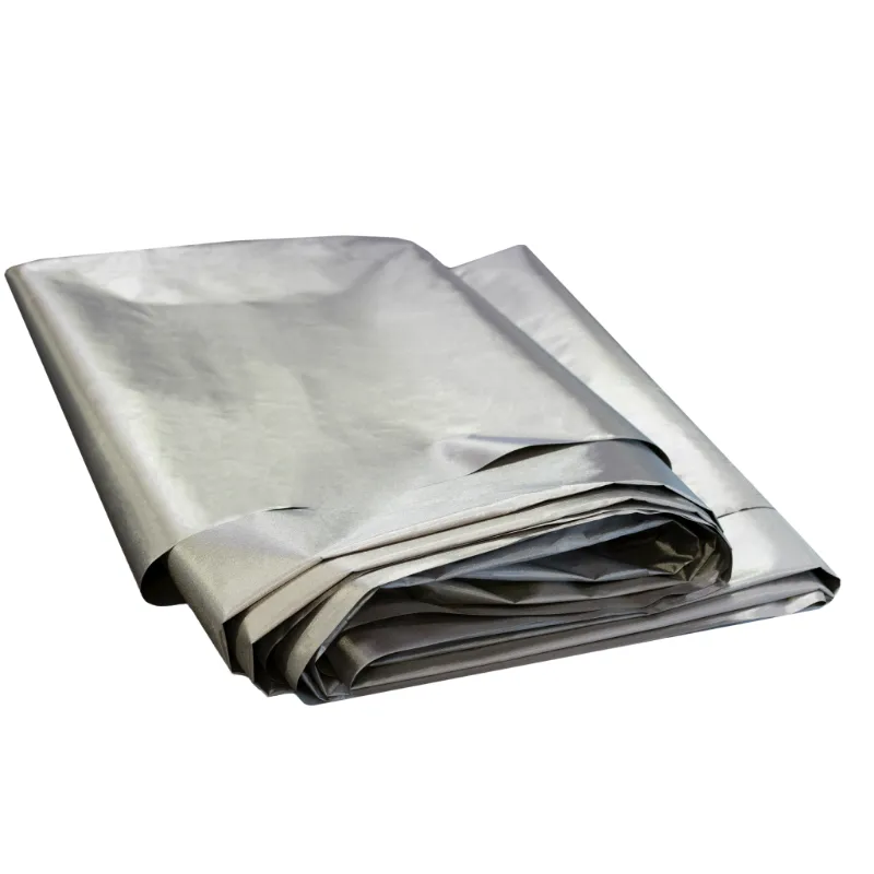 MOS Equipment Mission Darkness TitanRF Faraday Fabric Panel hanging on wall