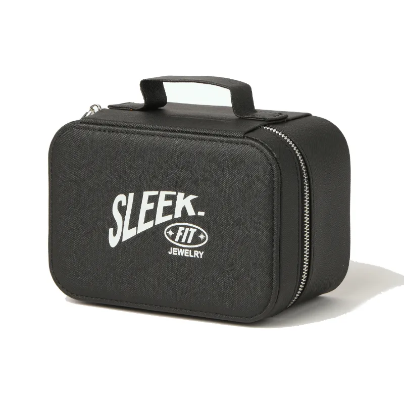 Sleek Fit Jewelry SLEEK Travel Box open with pillow insert on a plain background