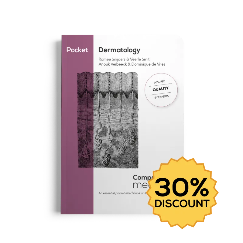 Compendium Medicine Pocket Dermatology guide showing skin condition reference