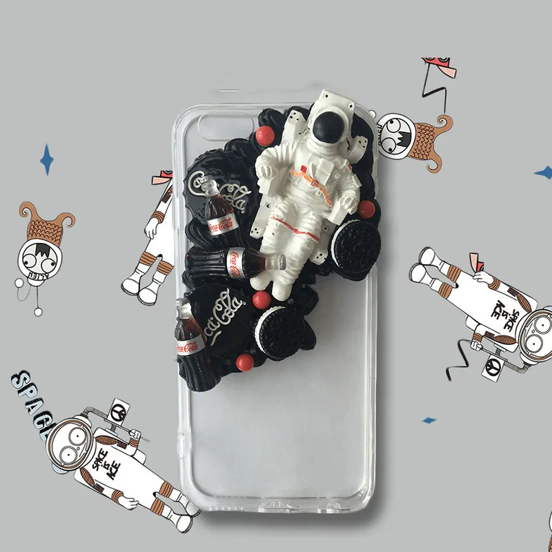 Techypop The Astronaut Designer iPhone Case silicone case with space astronaut design