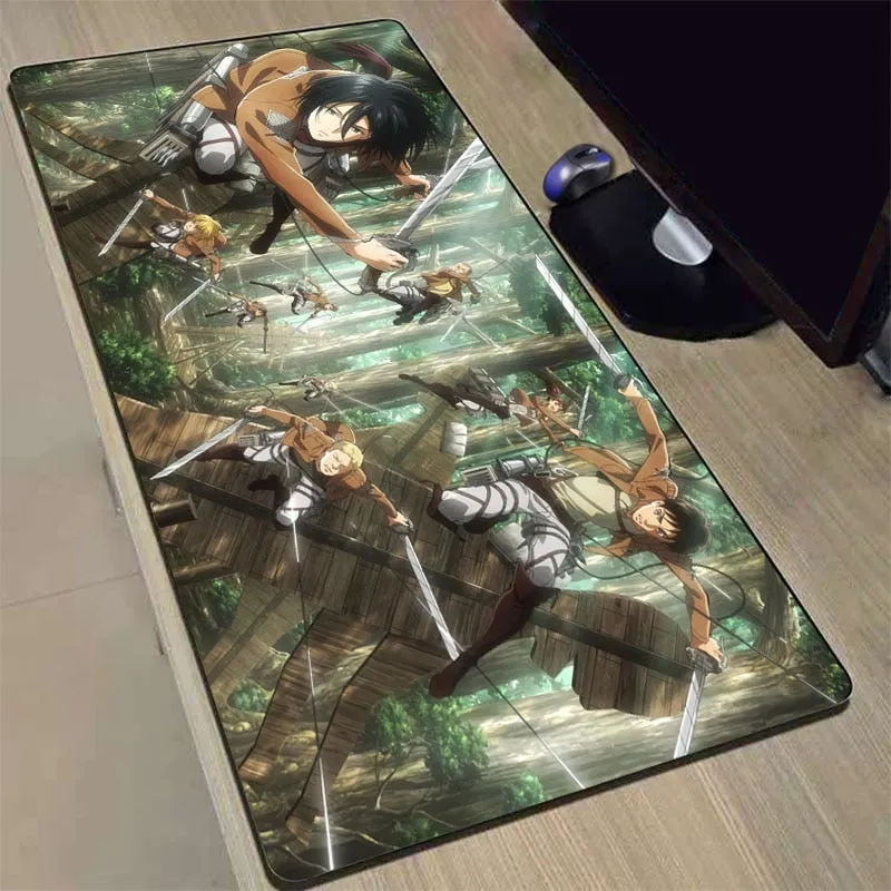 Animeancy Attack on Titan Mouse Pad, XXL mousepad with classic anime design
