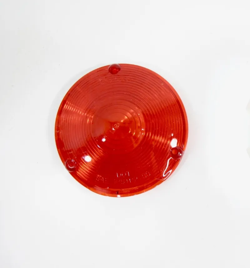 ZeereeZ Airstream 1969-Mid 1970s Round Tail Brake Light Gel Lens Red