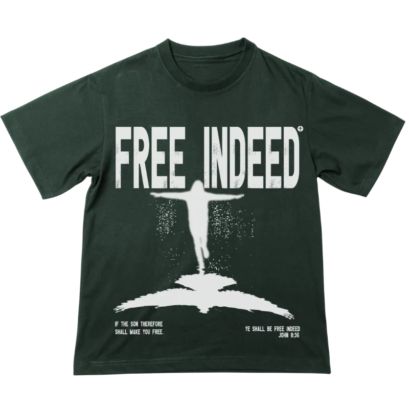 We The Believers Freedom In Christ T-Shirt showing a soft cotton tee with scripture-inspired design