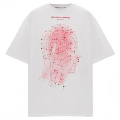 AfewVibe Alexander Wang Eastern Medicine Tee in ash white