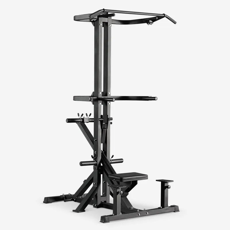GMWD Fitness Assisted Pull-Up and Dip Machine AP01 with counterweight system and triangular steel frame