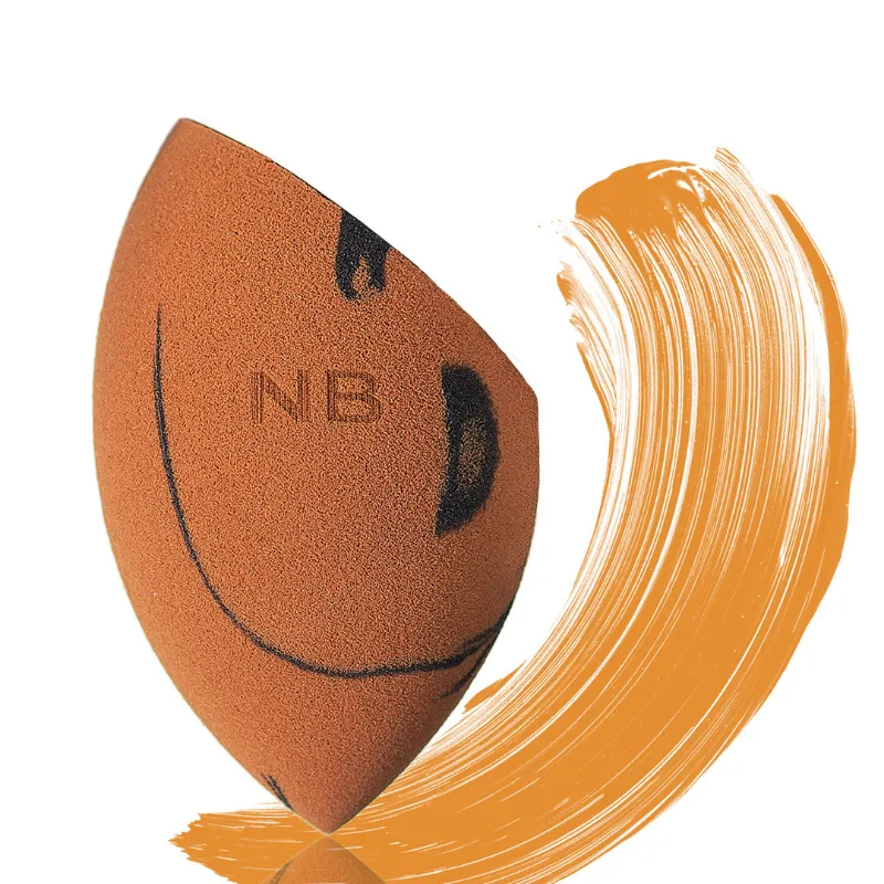 Nuban Beauty Pro Complexion Blender in My Skin, a latex-free makeup sponge with flat edge and precision tip
