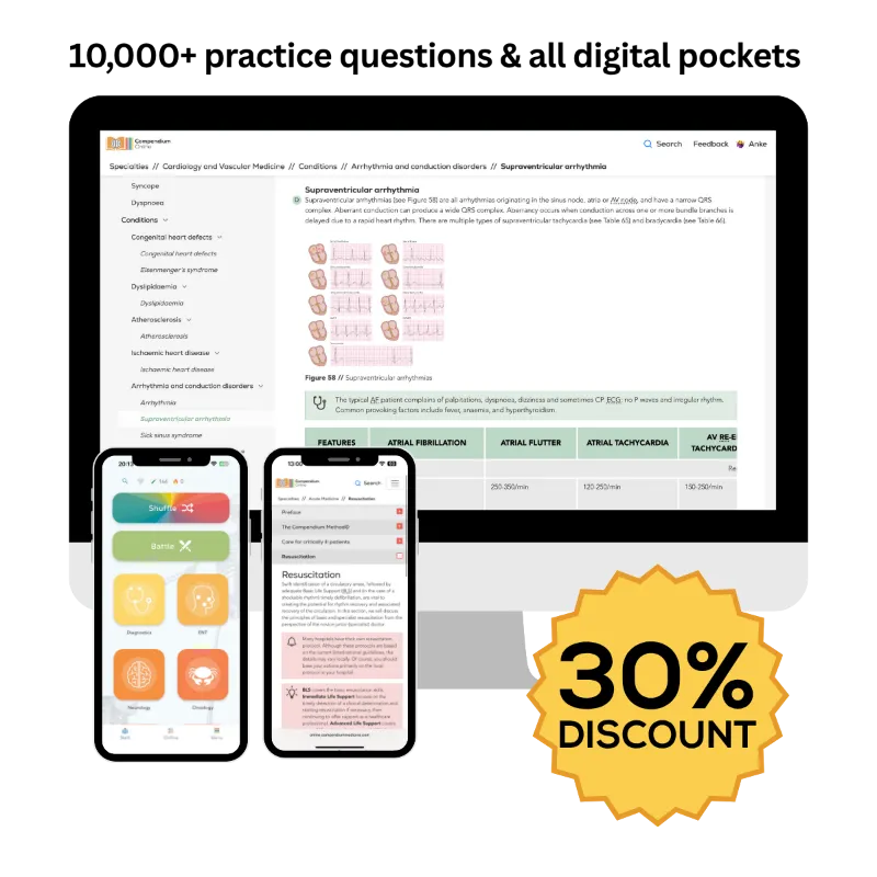 Compendium Medicine Compendium Plus all-in-one medical learning subscription with practice questions