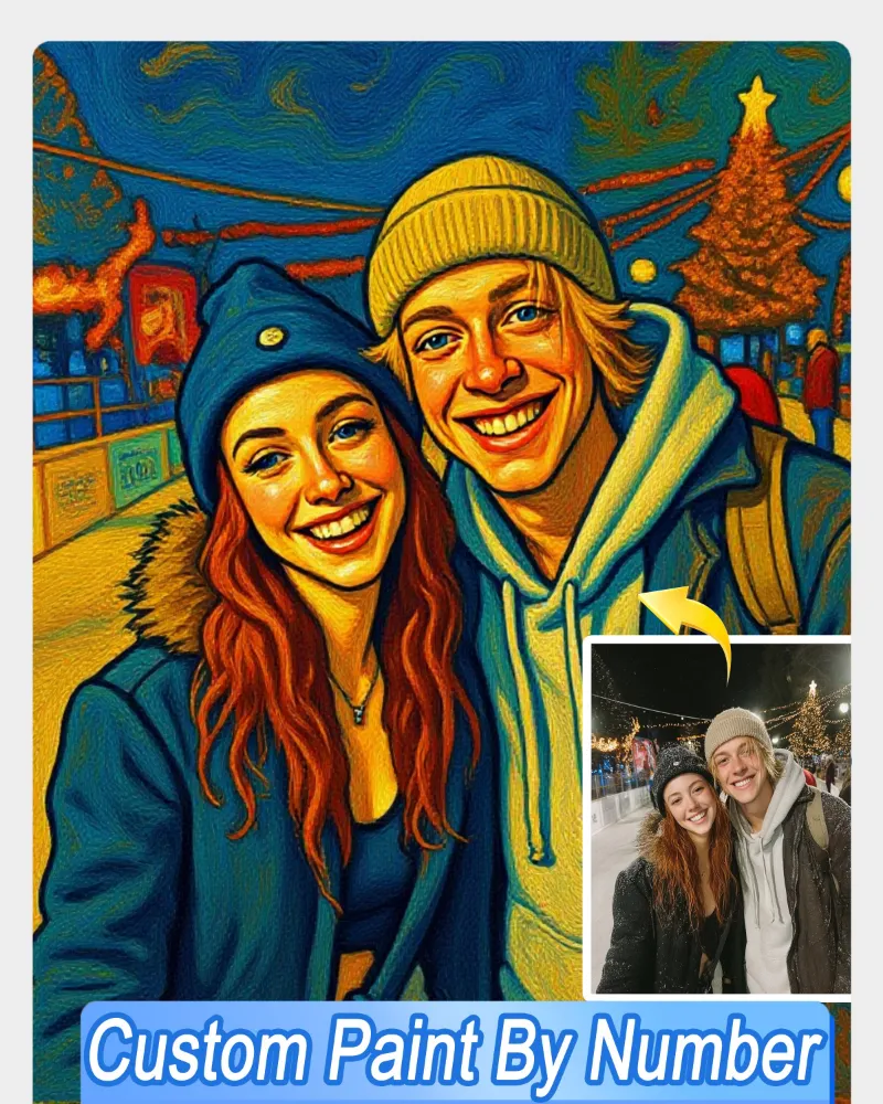 Maikoo Art AI Picasso Style Art From Your Photo custom paint by numbers kit