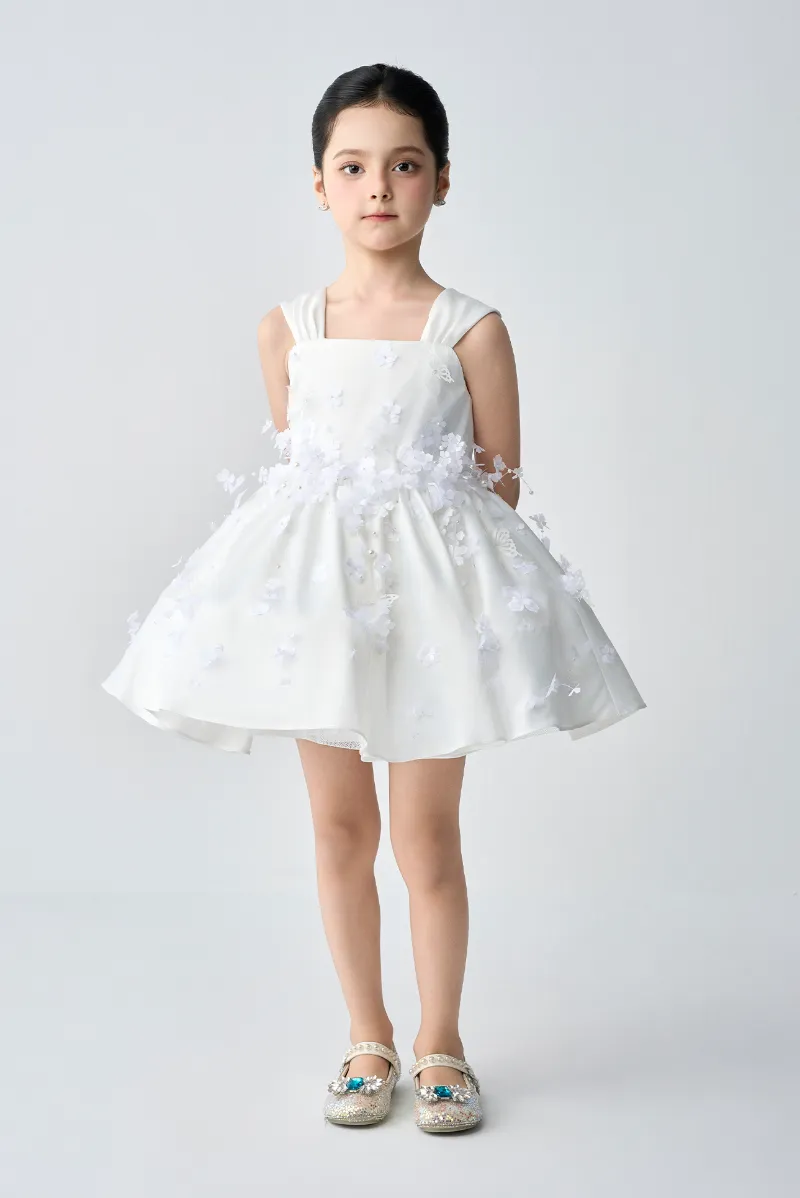 Kalisa Evelyn Dreamy 3D Flowers Princess Dress in full silhouette with floral details