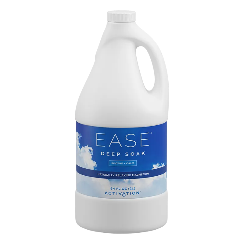 Activation Products Ease Deep Soak large 2L bottle of pure magnesium chloride hexahydrate for baths