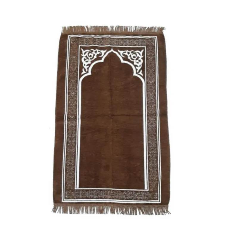 ZAAHARA Rafie Turkey Prayer Mat in dark brown