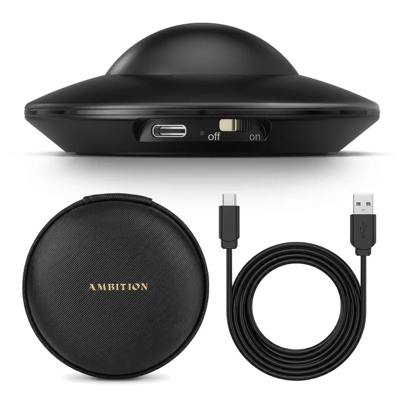 Ambition Tattoo U1 Wireless Bluetooth Foot Switch in CNC-machined aluminum alloy construction