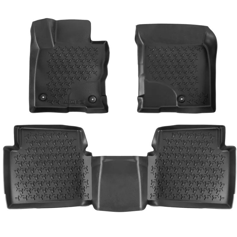 Sunpie Ford Bronco Sport All Weather TPE Front & Rear Floor Mats in textured black
