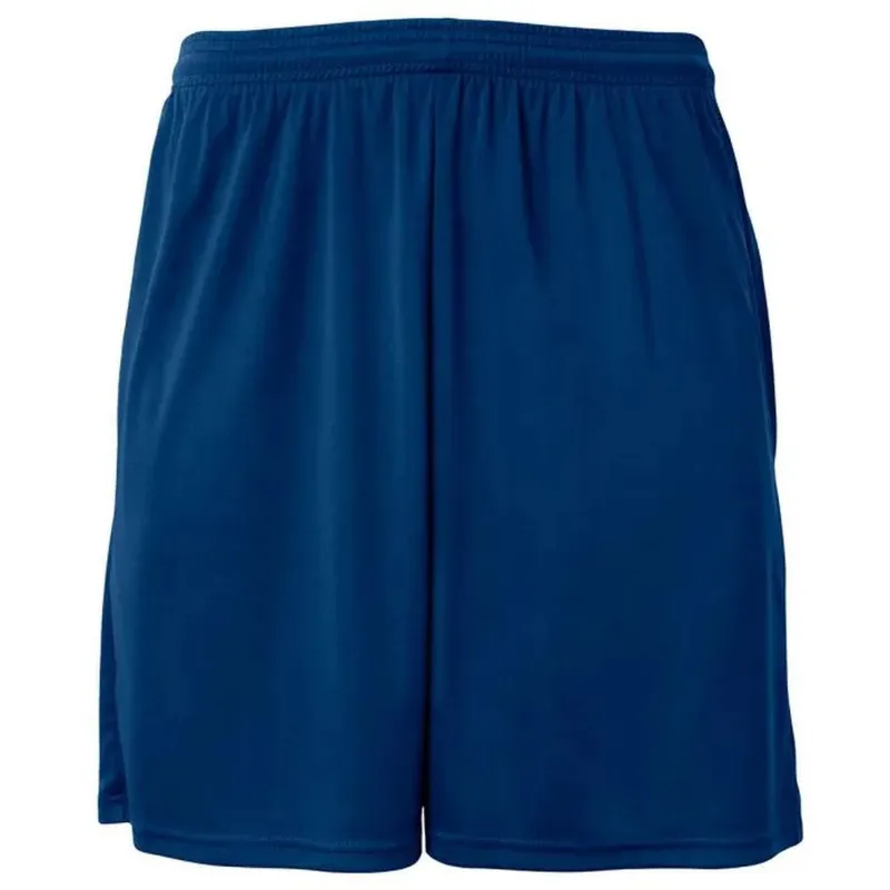 Do It Tennis A4 Men's Cooling Athletic Short with Pockets (Navy) showing navy blue athletic shorts with side pockets
