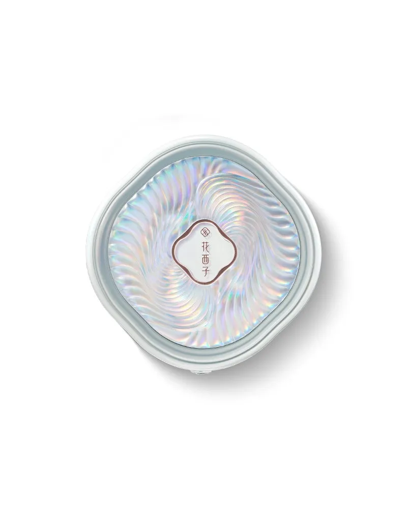 Florasis Fairy Peach Blossom Pressed Powder Porch Window Edition compact with carved design