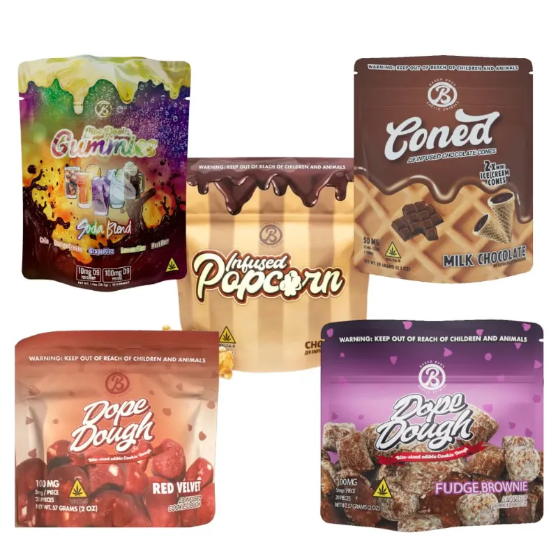 Baked Bags Starter Pack THC sampler with assorted products