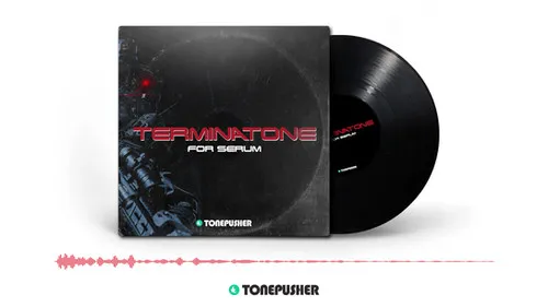 Tonepusher Terminatone: T2-inspired Xfer Serum preset pack with MIDI files, product card image
