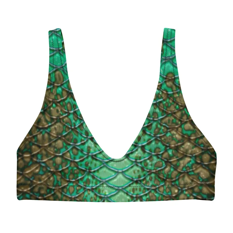 Sereia Guardiã Gaia recycled padded bikini top