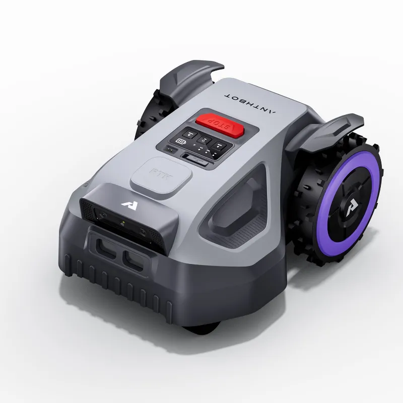 ANTHBOT M9 ultimate bundle robot mower with garage and accessories