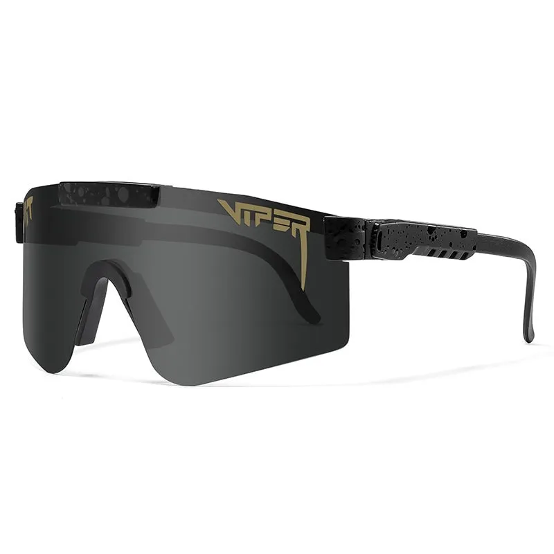 PUPU Sports Polarized Sunglasses with UV400 protection in bold sports styling for cycling