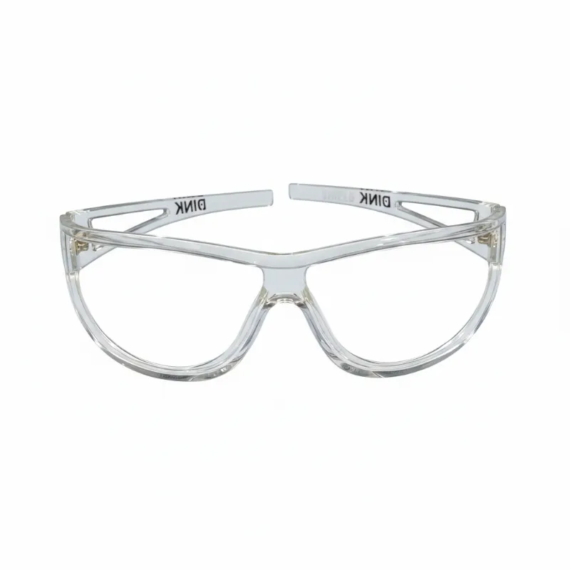 SLYCE Sport Crystal Pickleball Shield by Dink Eyewear with wrap frame for court protection