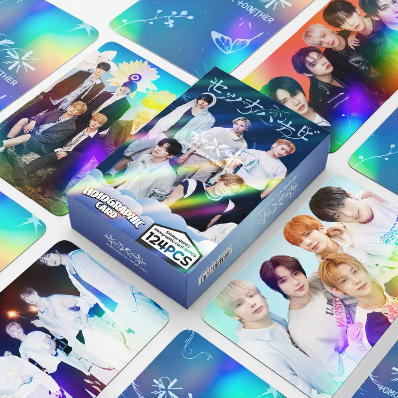 TTAesthetic 124PCS TXT Setsuna Hanabi Flash Photocard Sticker fan collection spread