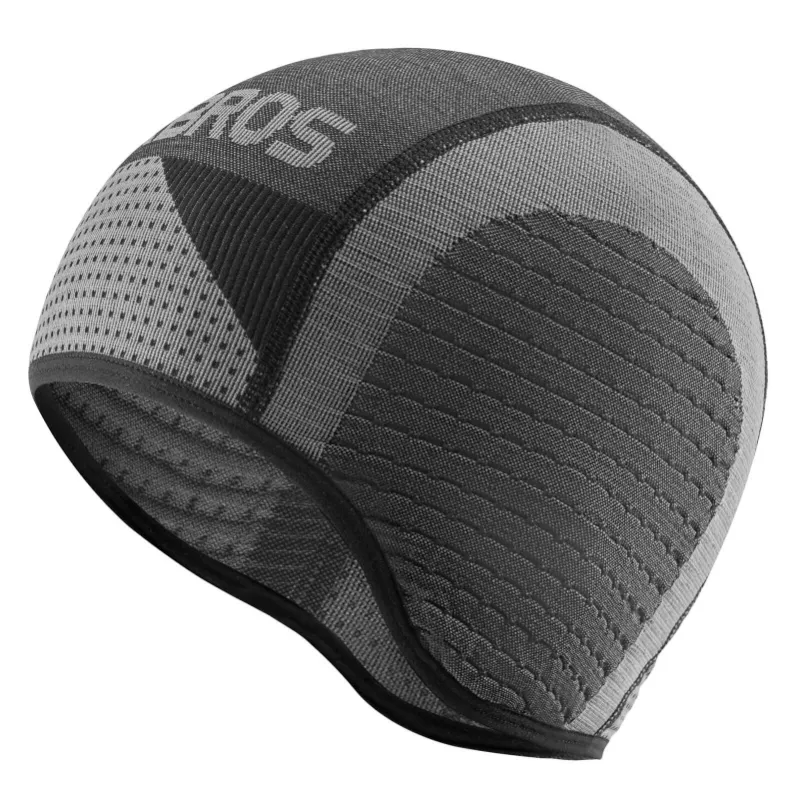 RockBros US Cycling Skull Cap Helmet Liner Beanie showing thermal construction and extended earflap coverage