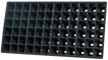 Mass Hydroponics 72 square plug flat insert tray for seed starting
