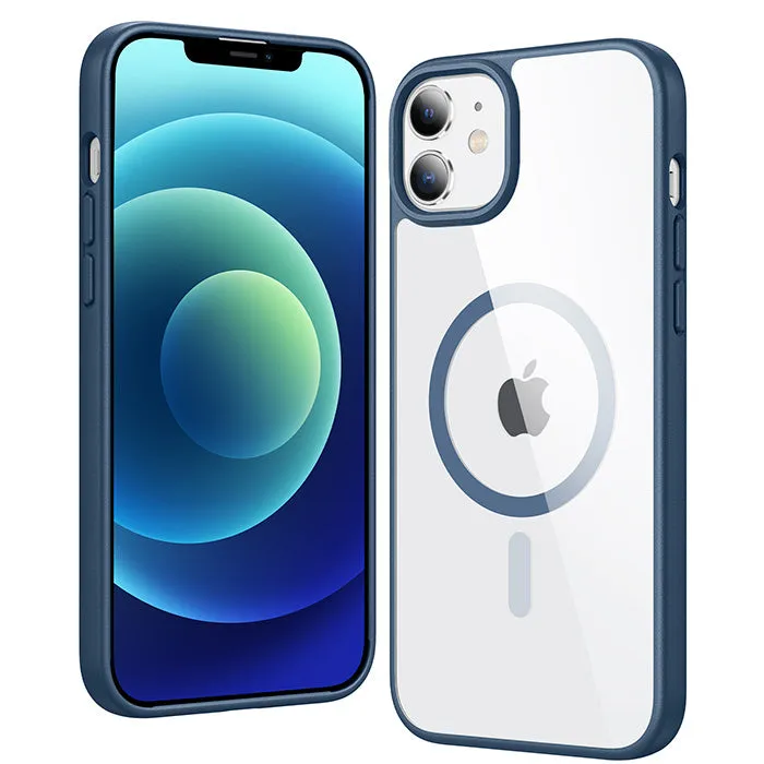 FNTCASE OFFICIAL crystal clear anti-yellowing magnetic phone case for iPhone 12