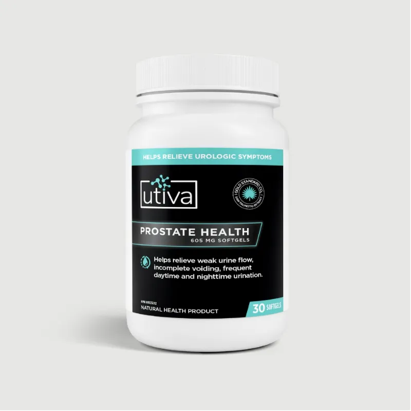 ActivKare UTIVA Prostate Health supplement soft gel bottle