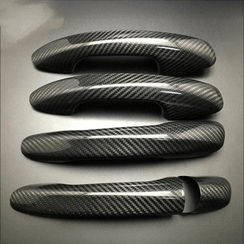 Twenty Two Tuning carbon fiber door handle overlays for Mercedes E-Class E63 W213
