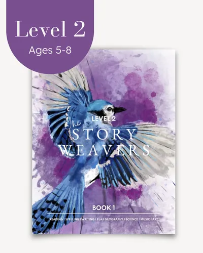 The Story Weavers Level 2 homeschool curriculum for 7-9-year-olds