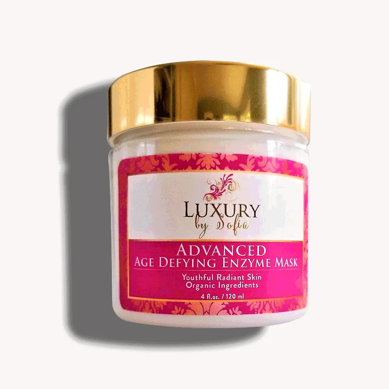 Luxury by Sofia Organic Anti Aging Enzyme Mask for radiant complexion