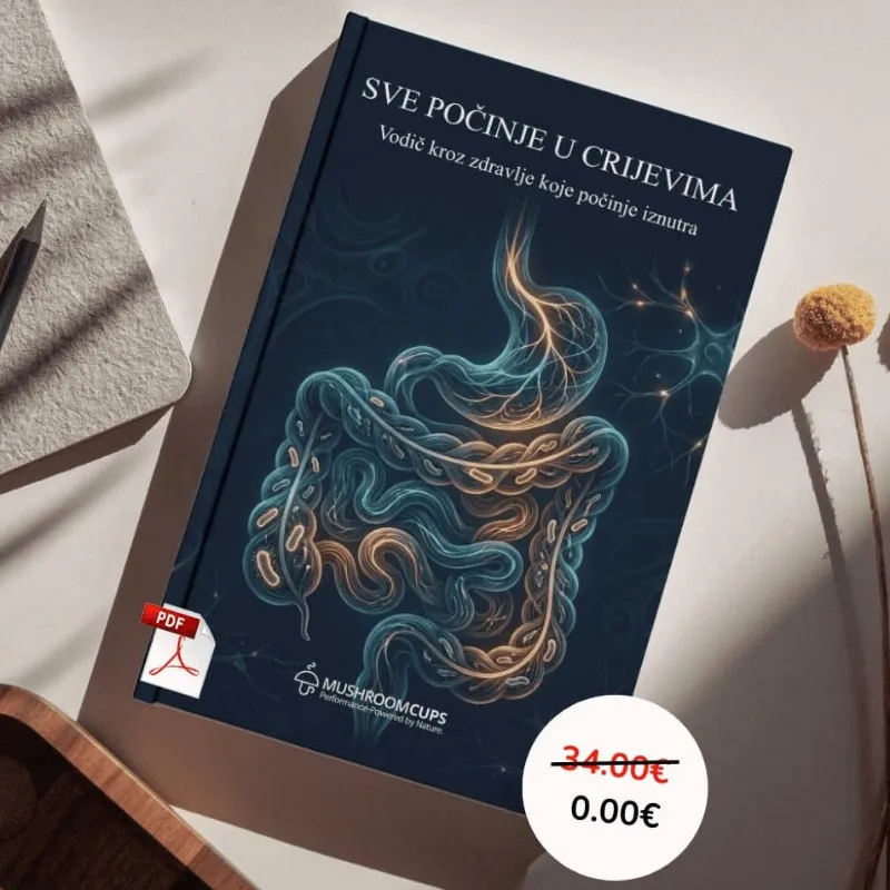 Mushroom Cups OS crijeva mozak PDF vodič guide cover