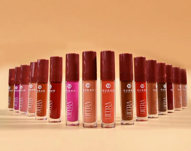 Nuban Beauty ULTRA Liquid Lipsticks in sixteen shades