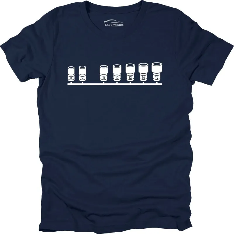 Car Threads Missing 10mm Socket t-shirt with mechanic humor graphic