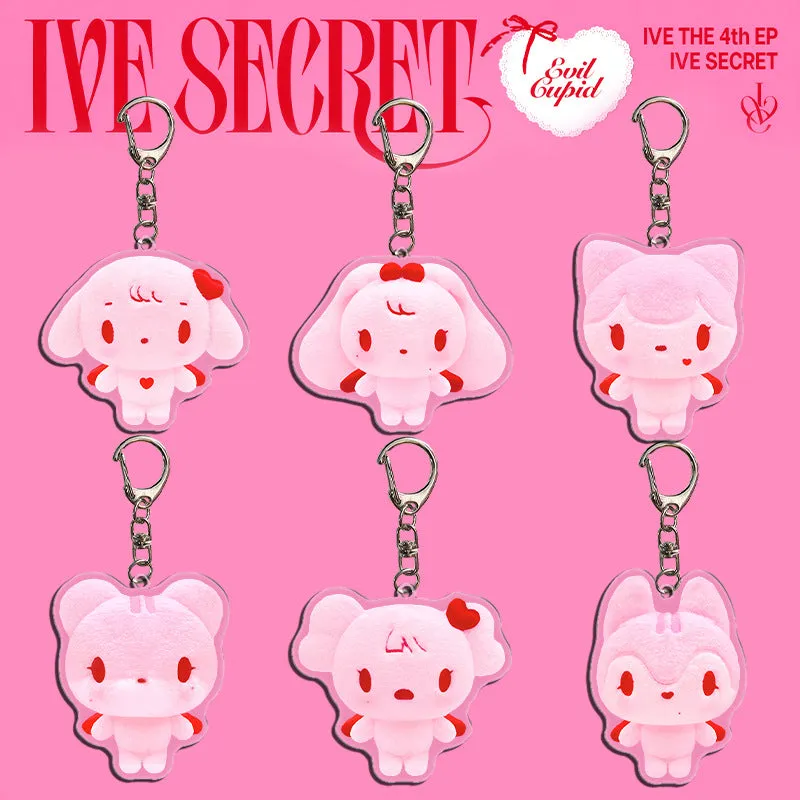 TTAesthetic IVE SECRET Album Cartoon Acrylic Keychain with playful design